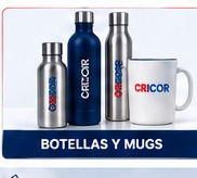 Botellas y mugs personalizados